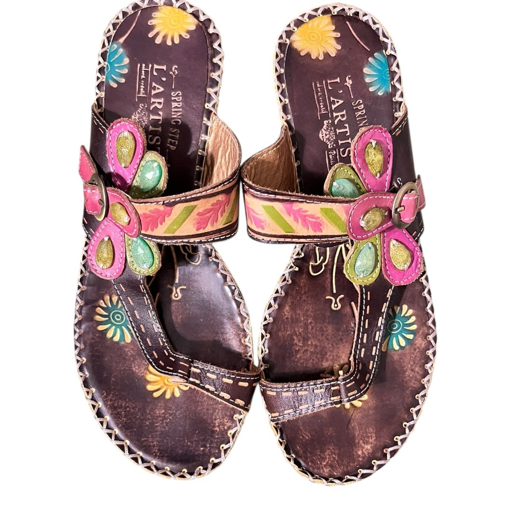 L’Artiste Spring Step Skyros Sandals Size 37